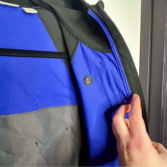 L.L. Bean Black and Gray Jacket with Purple Accents - Picture 8 of 12